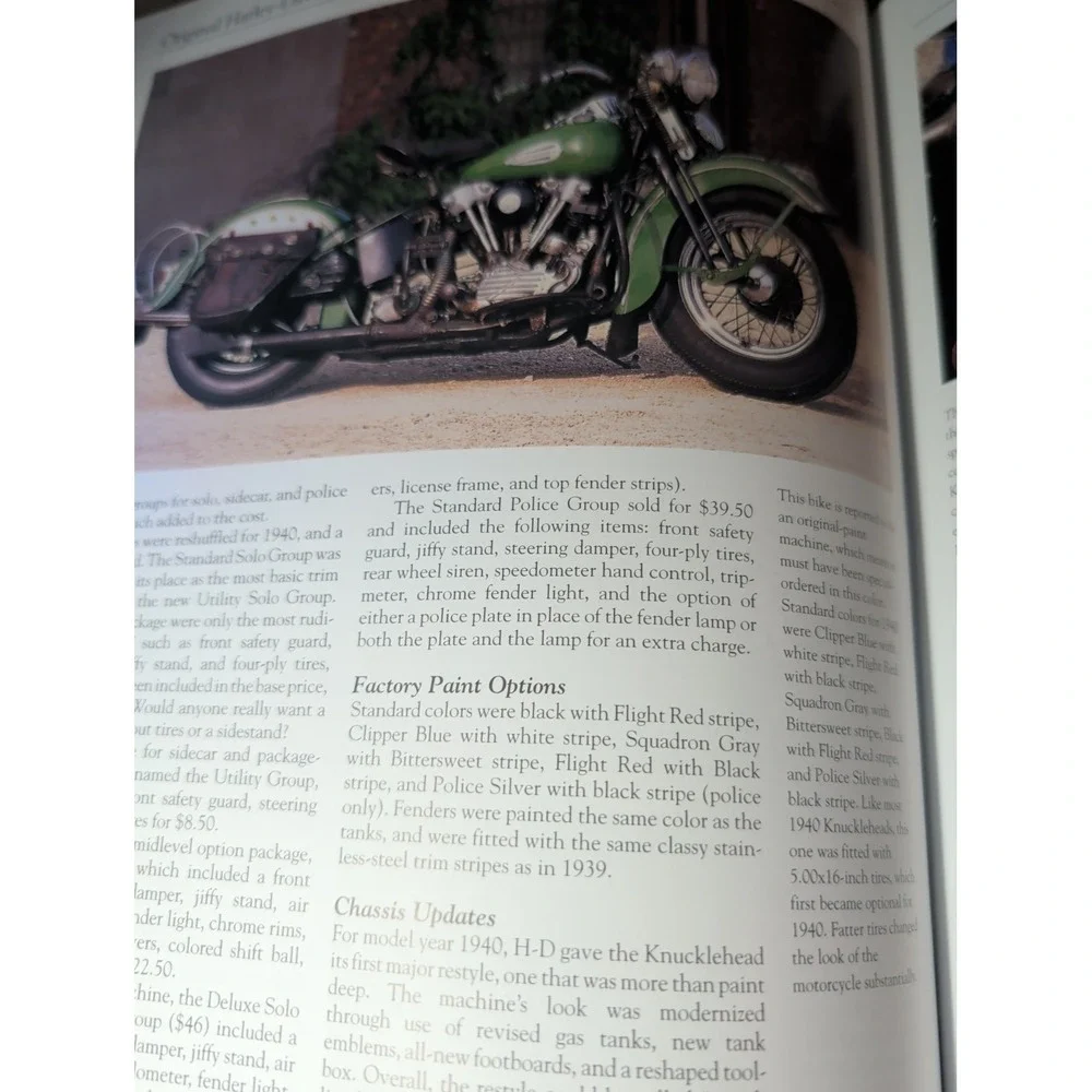 Original Harley-Davidson Knucklehead : The Restorer's Guide by Greg Field (2004,